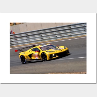 Chevrolet Corvette C8 R no33 24 Hours of Le Mans 2023 Posters and Art